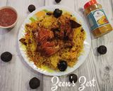 A picture of step 7 of Madhbi Chicken - Traditional Yemeni Rice Dish.