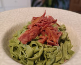 Foto del paso 6 de la receta: Tallarines verdes de espirulina (pasta fresca)
