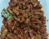 Foto langkah ke 4 dari resep Kering tempe teri Medan Pedas.