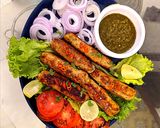 A picture of step 5 of Reshmi kabab.