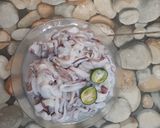 Foto langkah ke 1 dari resep Cumi basah balado pedas manis.