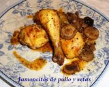 Foto del paso 7 de la receta Jamoncitos de pollo y setas, estilo Mallorquín