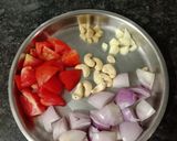 A picture of step 2 of Paneer Masala.