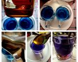 A picture of step 2 of Butterfly Pea flower Tea.