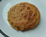 Foto del paso 4 de la receta: Arepa de maíz🫓🌽 rellena de salteado🌯🌮🤪 de berenjena ahumada🍆🥙🧆