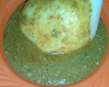 A picture of step 5 of Blended Okro Soup.