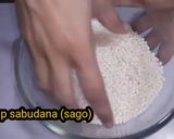 A picture of step 1 of Sabudana khichdi.