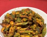 A picture of step 7 of Crispy Okra.