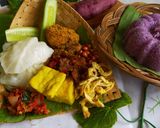 Foto langkah ke 6 dari resep Nasi Ubi Ungu.