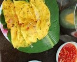 Hình bước làm 4 của món Bánh xèo miền Trung