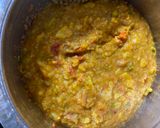 A picture of step 6 of Vegetable bhaji.