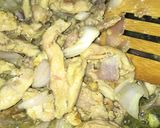 A picture of step 1 of Chicken shawarma.
