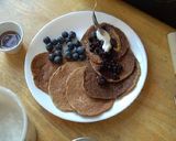 A picture of step 4 of Vegan Banana Oatmeal Pancakes.
