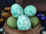 Telur Pindang Marble Bunga Telang