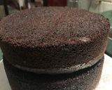 A picture of step 6 of Simple Fudge Cake.