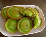 Gambar langkah 5 resipi Cucur Jawa Pandan a.k.a Penyaram Pandan.