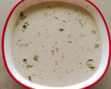 A picture of step 3 of Kheer made from bread.
