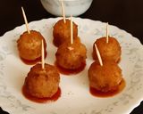 A picture of step 4 of Raw Banana cheese Balls.