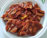 A picture of step 9 of Sukhe nariyal ki chikki.