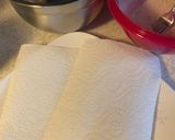 A picture of step 2 of Home made Cool Ranch Doritos.