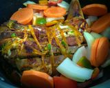 Foto del paso 10 de la receta: 🎅LENGUA de Res rellena de Fiambres Españoles bañada en Salsa!🎅