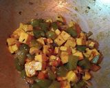 A picture of step 3 of Vegetable Paneer.