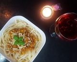 A picture of step 5 of Chicken spaghetti with Sweet corn.