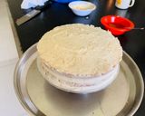 A picture of step 22 of Puran Cake or Puran Poli Cake.