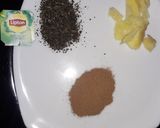 A picture of step 1 of Ginger green tea fat burn aid drink.