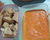 Foto langkah ke 2 dari resep Ulas-ulas ikan asap tahu tempe.