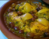 Foto del paso 5 de la receta: Tajine marroquí andalusí, con pollo y aceitunas