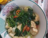 Foto langkah ke 3 dari resep Tumis Bayam Tahu (anti gagal).