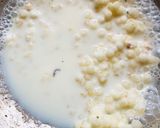A picture of step 1 of Sabudana Khoya payas.
