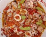 Foto langkah ke 5 dari resep Cumi asin sambal pedas.
