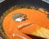 A picture of step 2 of Tomatoes Cheese pasta.