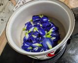 Foto langkah ke 1 dari resep Puding Santan Telang Kelapa Muda.