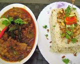A picture of step 8 of Mutton Dalcha - Hyderabadi style.