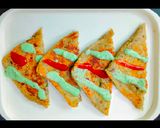 A picture of step 10 of Aloo suji toast.