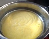 A picture of step 2 of Round besan dhokla.