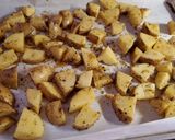 A picture of step 3 of Crispy Roasted Seasoned Potatoes.