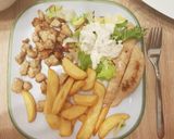 Gyros gluténmentes pitával, tejmentes öntettel recept fázis 3 fotója