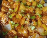 A picture of step 1 of Veg manchurian.