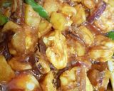 عکس مرحله 3 از دستور غذای نونی با میگو🍤🍤🍤