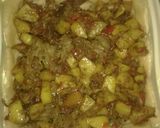 A picture of step 3 of Potatoe swirl burger.