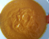 Foto del paso 4 de la receta: Crema de zanahoria, calabaza y queso con jamón