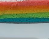 Foto langkah ke 5 dari resep Rainbow cake kukus.