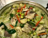 รูปขั้นตอนการทำที่ 3 ของ เขียวหวานไก่ใส่มะเขือ