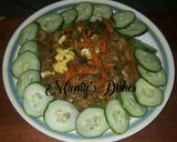 A picture of step 8 of Veggies Pepper Chicken.