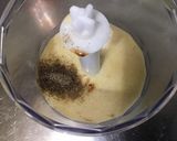 Une image de l'étape 2 de Sauce salade aux fruits, melfor et noisette.