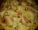 A picture of step 5 of Tex's Meat Lover's Pizza 🍕🐷🐮🐔🧀.